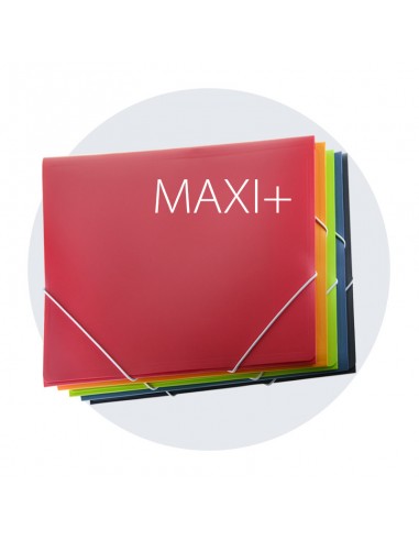 Carpeta con cierre de gomas colores Vital - tamaño Maxi +
